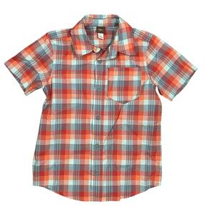 Tea Collection Plaid Button Down